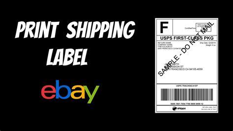 printing another shipping label ebay.